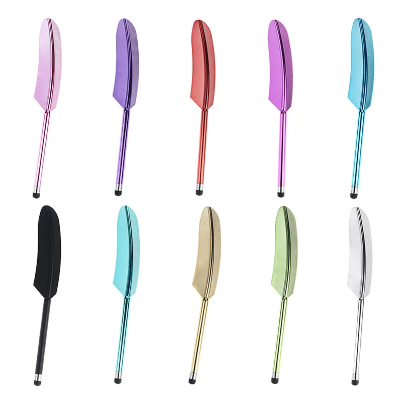 Hot Sale Unique New Feather Capacitor Pen For Ipad Tablet Phone Stylus Condenser IPhone6s 7 8 Xs Max | Электроника