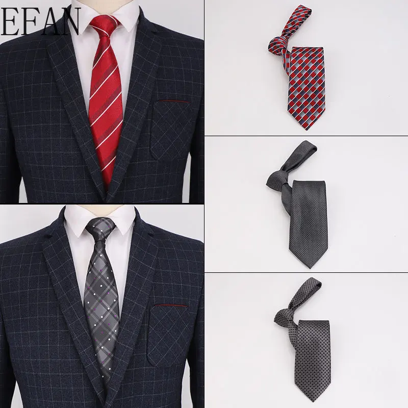 Галстук Мужской Жаккардовый в полоску 8 см | Аксессуары для одежды