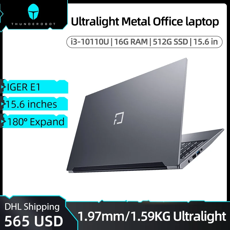 E1 металлический ультрабук Intel Core i3 10110U ноутбук Windows 10 15 6 ''IPS экран 16 Гб RAM 512 ГБ SSD