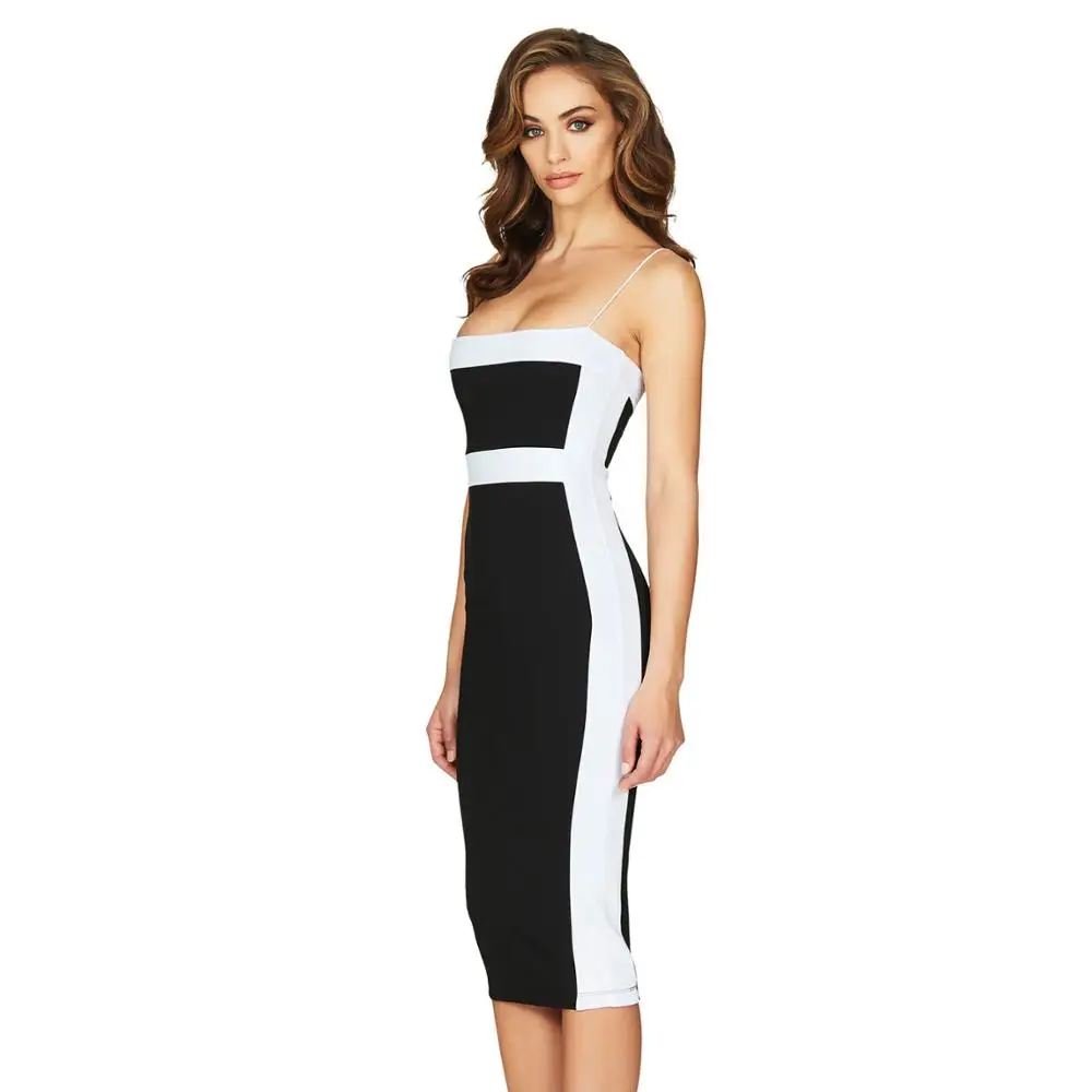 Celebrity Ladies Summer Dresses Women Bandage Dress Spaghetti Strap Sexy Club Fashion Evening Party Vestidos Elegant Clothes | Женская