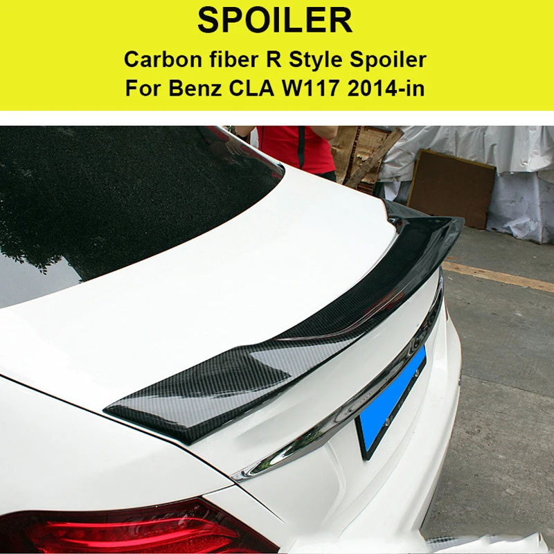 Benz CLA класс углеродного волокна задний спойлер багажник крылья для Mercedes CLA45 W117 C117