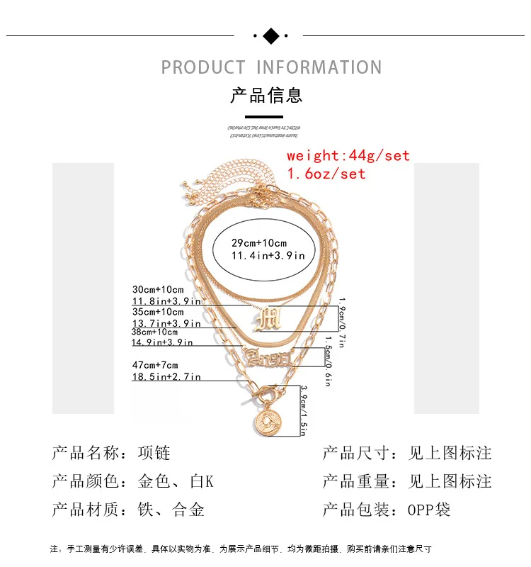 

Stainless Steel Jewelry Necklace for Women Pendant Necklace Letter Necklace Stainless Steel Chain Necklace Snake Chain Men