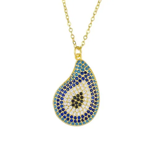 round multicolor micro pave cz zircon cubic zirconia necklace copper Clavicle gold plated Snake Chain Choker Pendant rtg234 | Украшения и