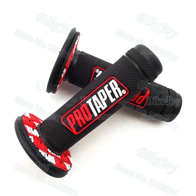Мягкие резиновые рукоятки красные для MX внедорожника питбайка квадроцикла багги