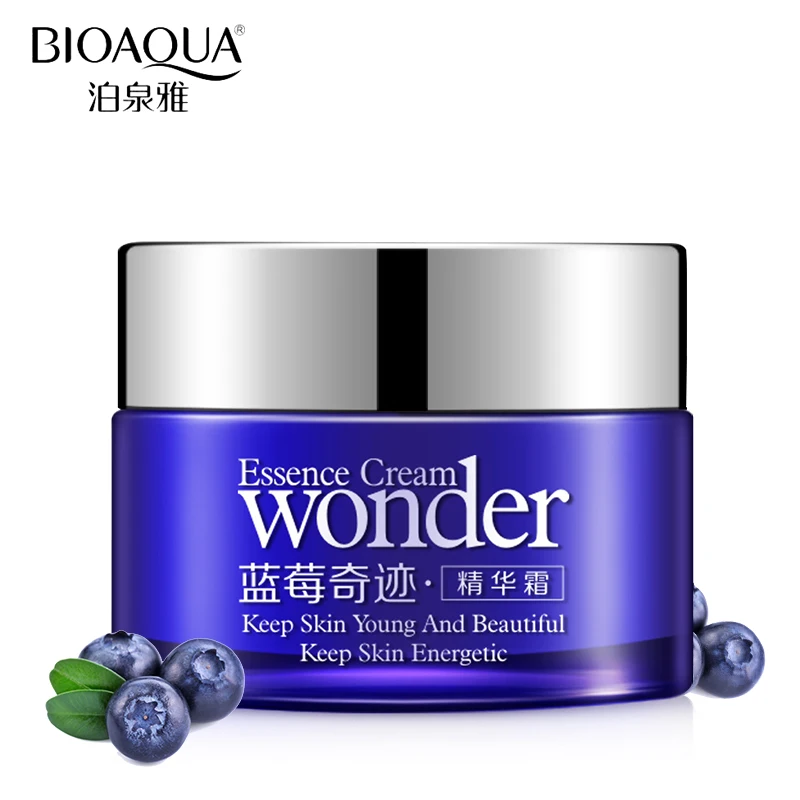 Голубика BIOAQUA Face Cream Essence увлажняющий отбеливающий крем Snail Deep против морщин Уход