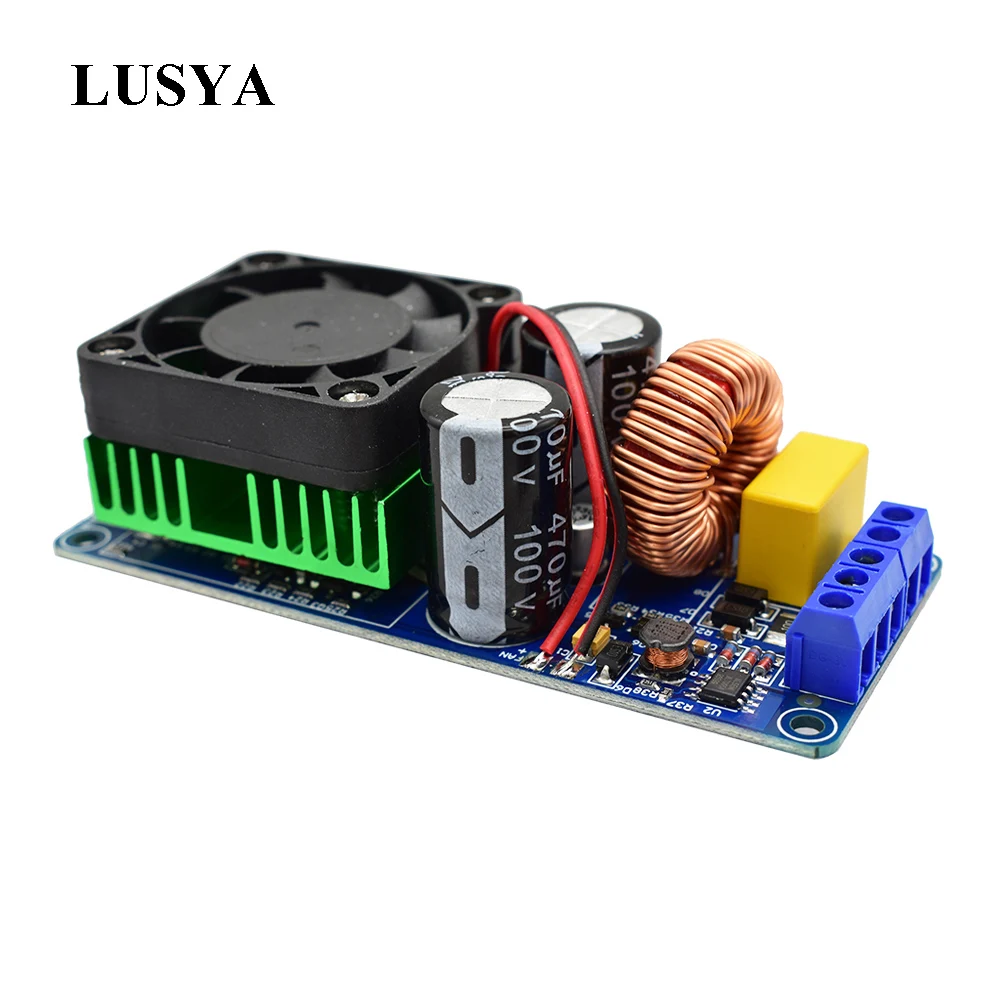 Lusya HIFI мощность IRS2092 500 Вт одноканальный цифровой усилитель мощности плата класса