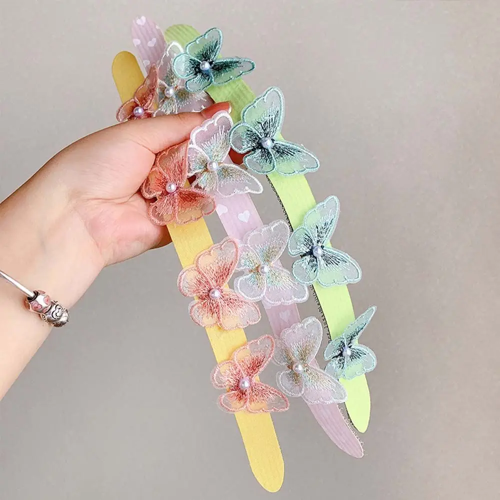 Bandas para el pelo de mariposa para ni&ntilde;as, accesorios para el cabello, 1 unidad-0