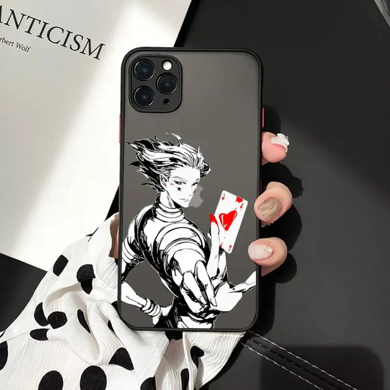 

Hunter X Hunter Anime Phone Case matte transparent For iphone 7 8 11 12 plus mini x xs xr pro max cover