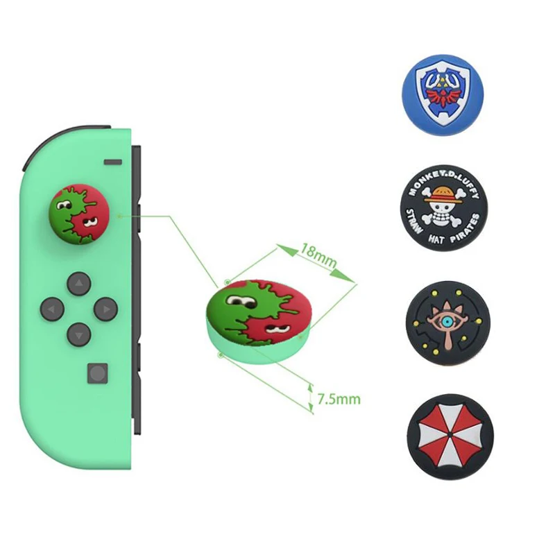 

2pcs Joystick Protective Cover Thumb Stick Grip Cap For Nintendo Switch Lite NS Mini Joy-Con Controller Joycon Thumbstick Case