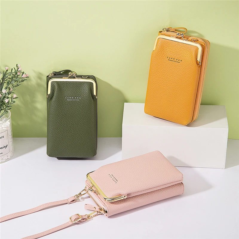

New Women Long Wallet Shoulder Bag Female Wallets Clutch Lady Purse Zipper Phone Pocket Card Holder Ladies