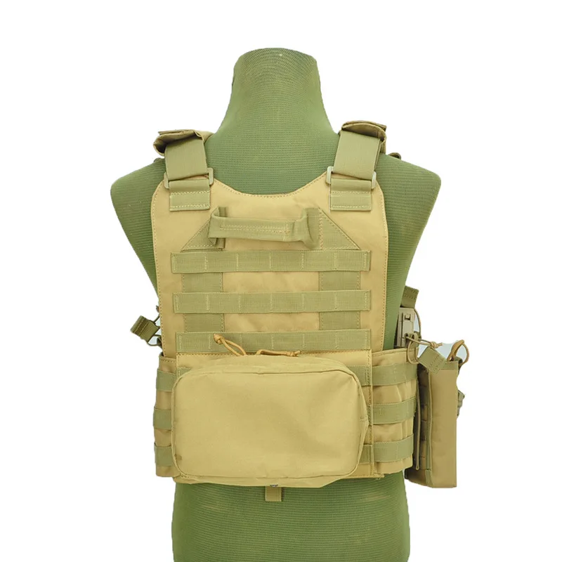 

Military Tactical Vest Army Airsoft Molle Vest CS Game Combat Gear Outdoor Various Accessory Kit Hunting Clothing Vest Multicam