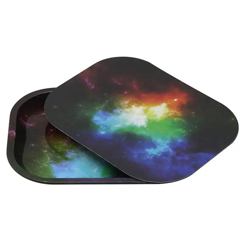 

Herb Tobacco Cigarette Tray With Magnetic Lid Fruit Tray 180*140MM Cigarette Tool Weed Smoke Sundries Storage Rolling Tool Plate