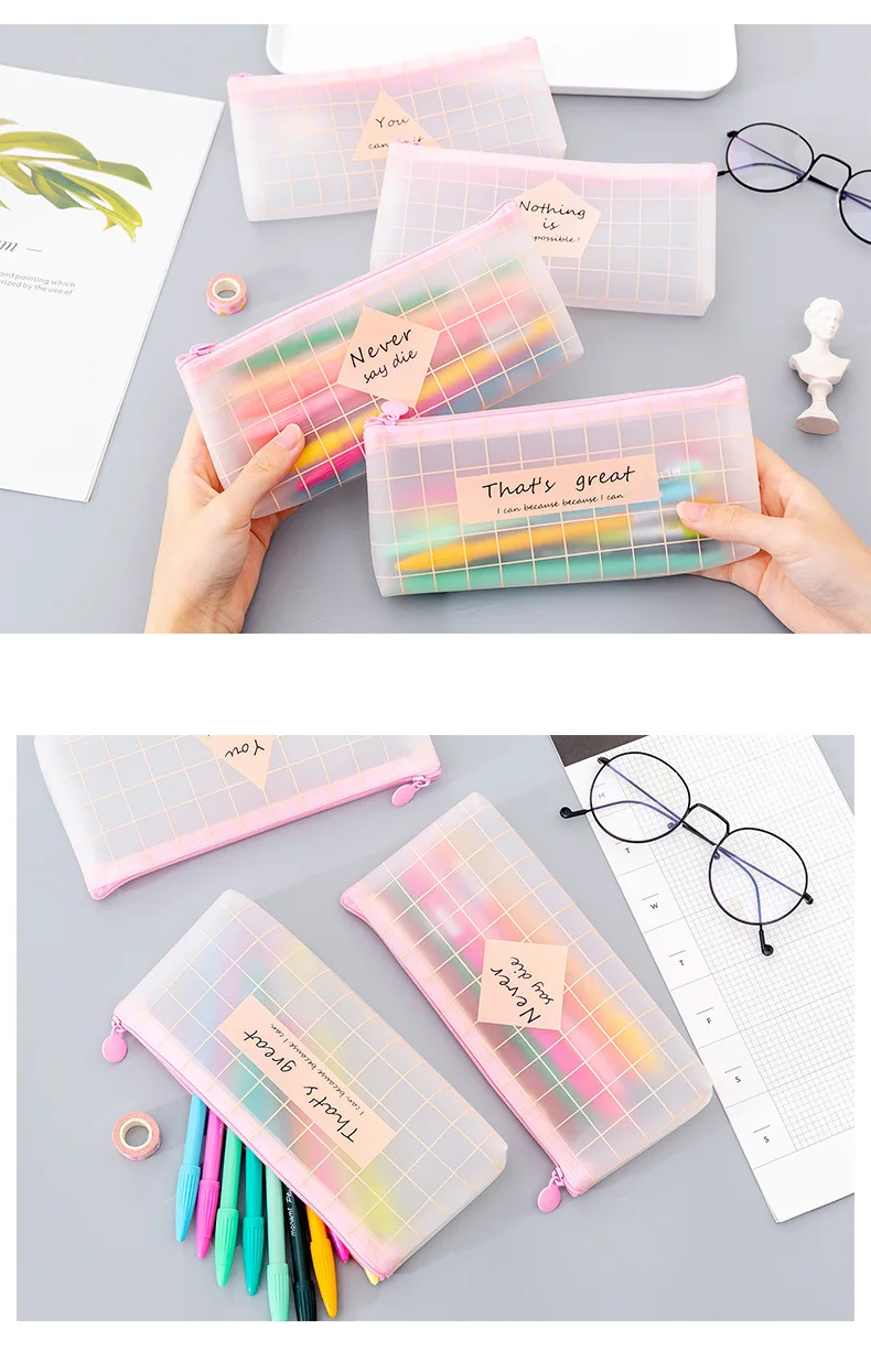 1 Pcs Kawaii Pencil Case Small fresh and simple School Pencil Box Pencilcase Pencil Bag School Supplies Stationery