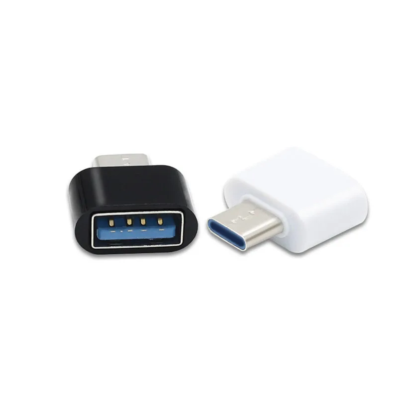 100 шт usb type C OTG адаптер USB Male Micro кабель 10 см конвертеры для Macbook samsung S10 huawei c Полезная