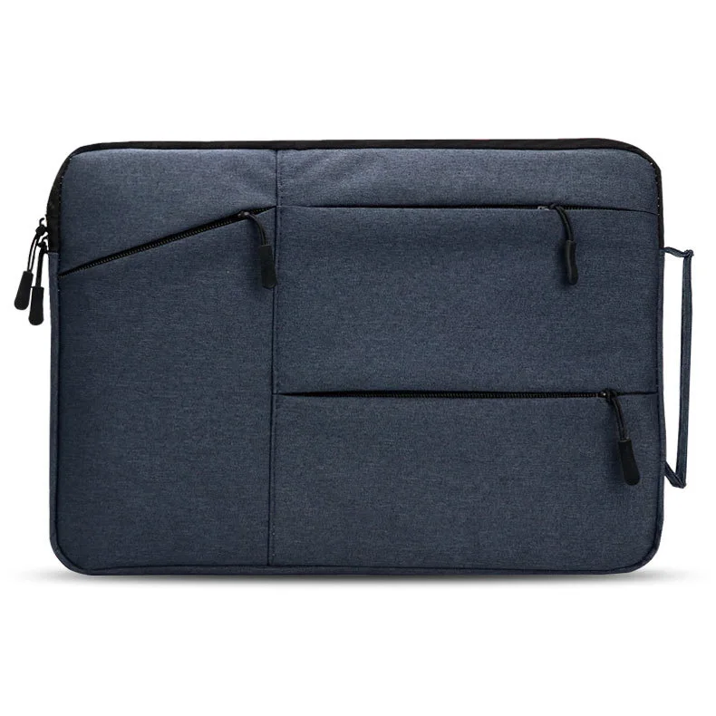 Синий Сумка для ноутбука 13 для Macbook Air Pro retina 11 12 13 14 15 15,6 дюймов чехол для ноутбука чехол для планшета Xiaomi Air hp Dell - Цвет: Синий