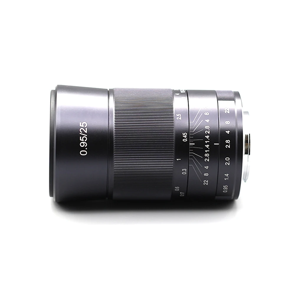 Kaxinda 25 мм f/0,95 стандартный ручной объектив с большой апертурой для Canon sony Fujifilm Olympus Panasonic беззеркальная камера