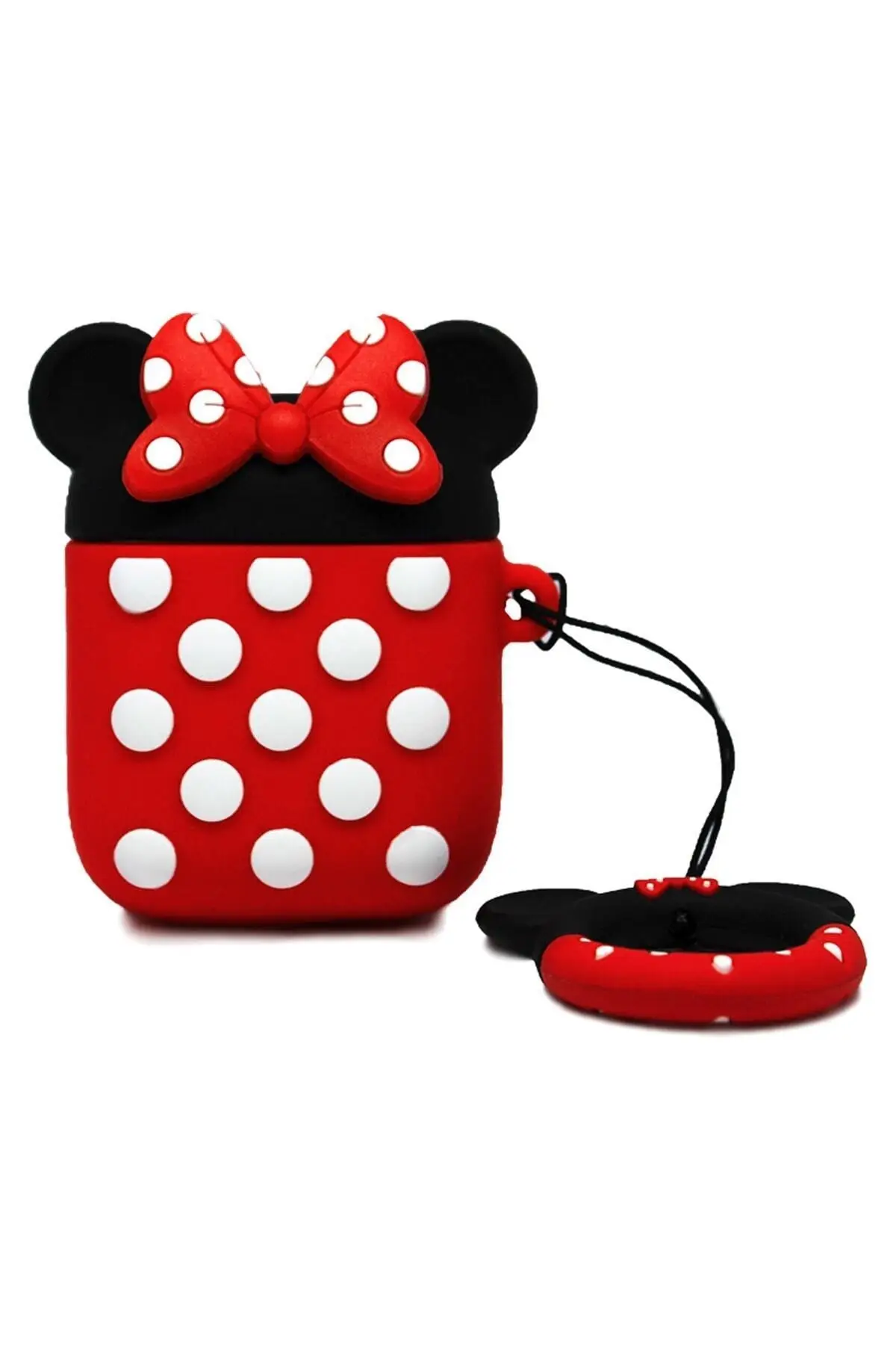 Airpods 1 2 Compatible Minnie Case APODS4 Stylish Appearance 2 Pieces