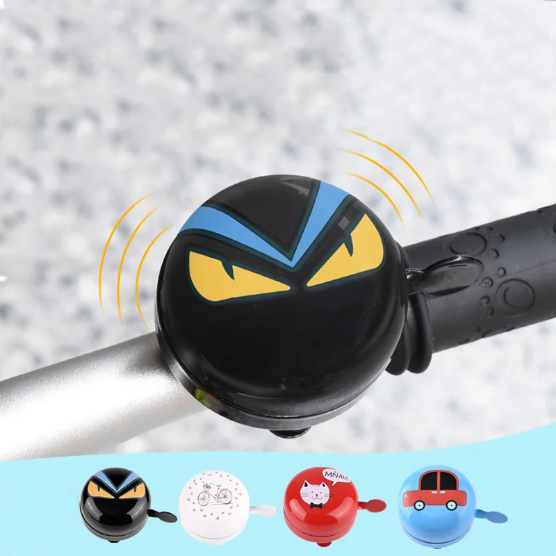 Детский Забавный велосипедный звонок кошка Сова автомобиль принт рога велосипед