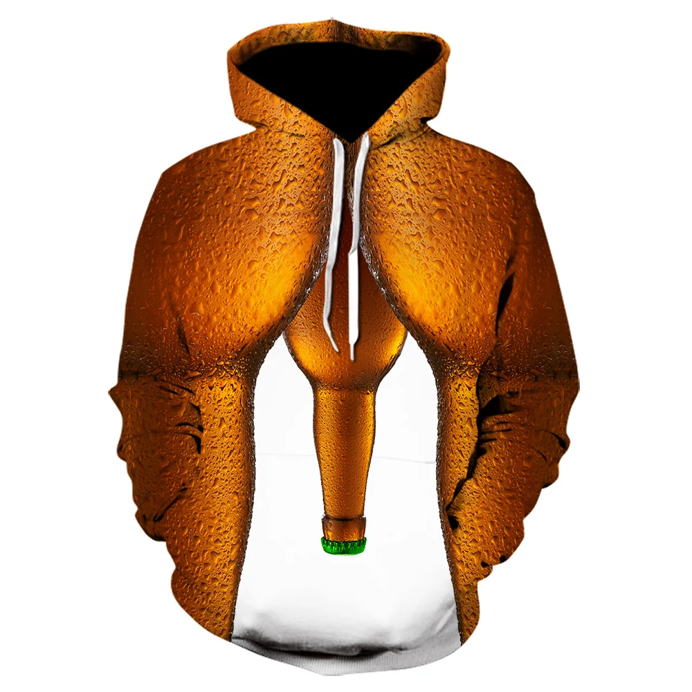 Все виды пивной крышки пива 3D печать мужская Толстовка Спортивная Повседневная