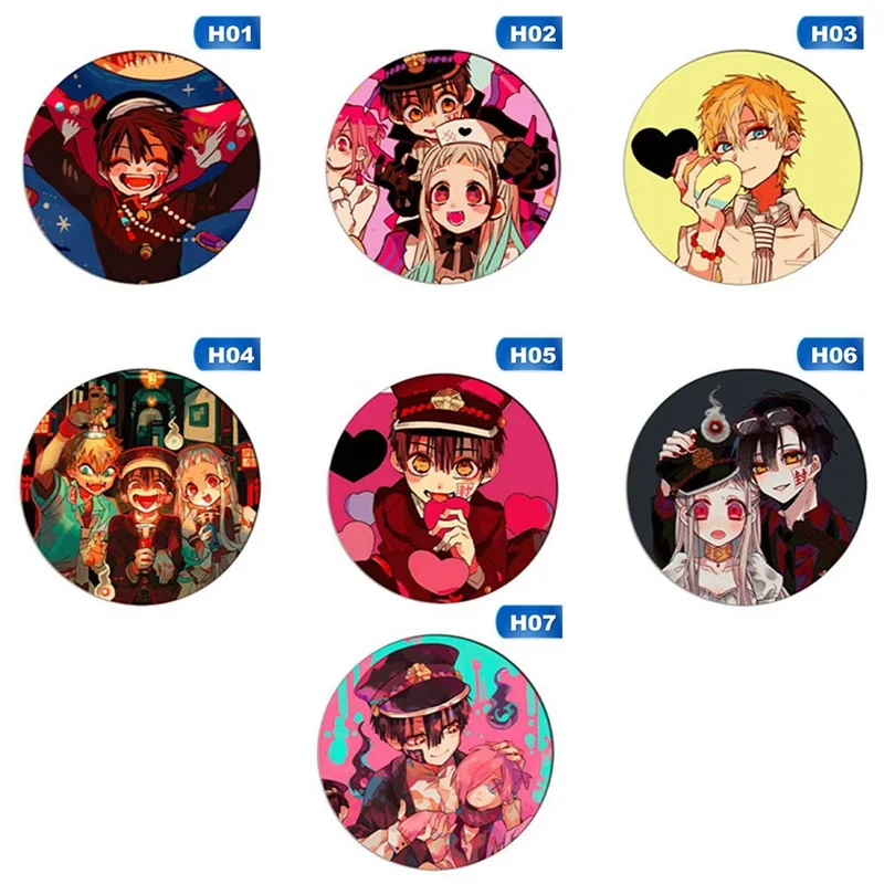 Jibaku Shounen Hanako-kun Nene Yashiro Teru Minamoto Hanako Косплей брошь в виде унитаза подарок фанатам