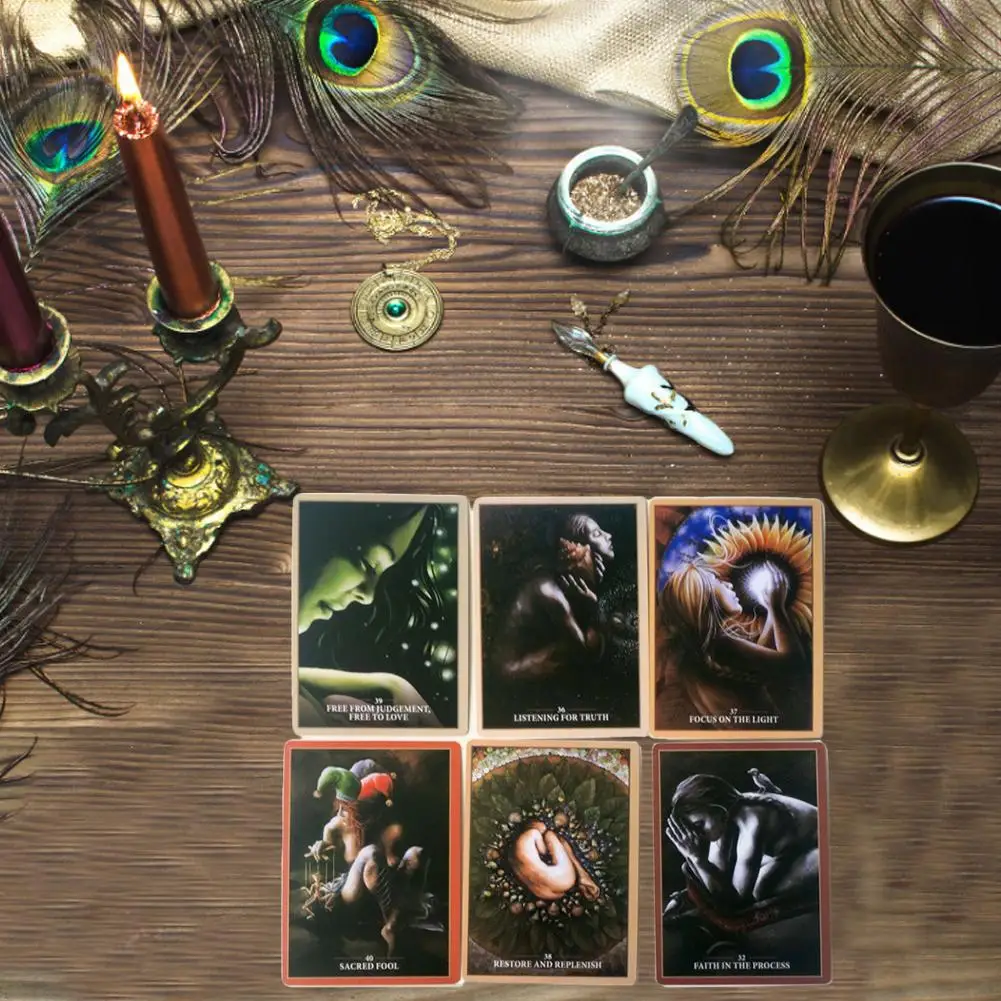 2020 карты Таро Райдера с блестками на английском языке фабричное производство