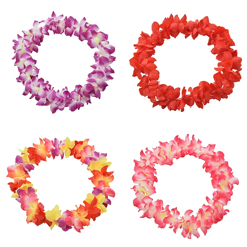 8 цветов Гавайский лисицы имитация шелка цветок лисы Танцевальная вечеринка