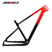 airwolf carbon mtb frame 29 boost 14812mm or 1359mm carbon mountain bicylce frameset customize colors racing bike frame dpd