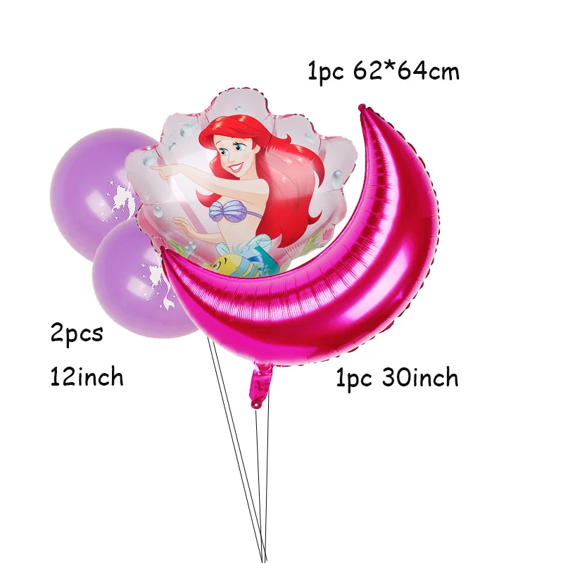 

1 set Moon star foil balloons PrincessElsa Snowman Olaf children birthday party wedding home decorations supplies Baby shower