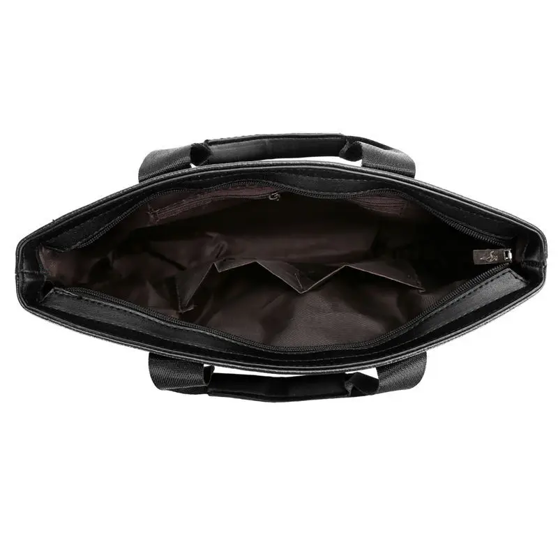 5pcs/lot Briefcase business 15 inch laptop Bag Men PU Leather Men Bags luxury Business Brand Male computer Handbags 2020 New