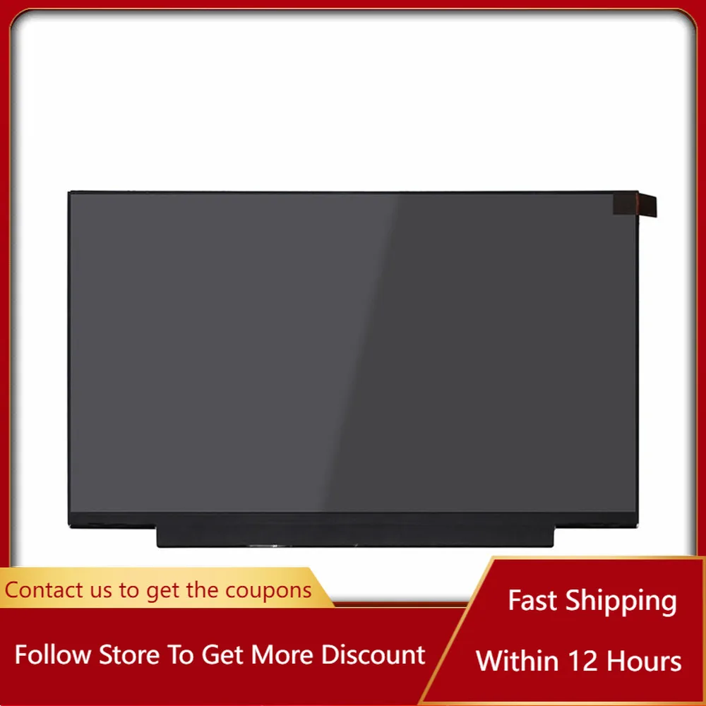 13.3 Inch NV133FHM-N52 Fit NV133FHM N52 LED LCD Screen FHD 1920*1080 EDP 30Pin 72% NTSC Nits 300 cd/m²  Laptop Display Panel