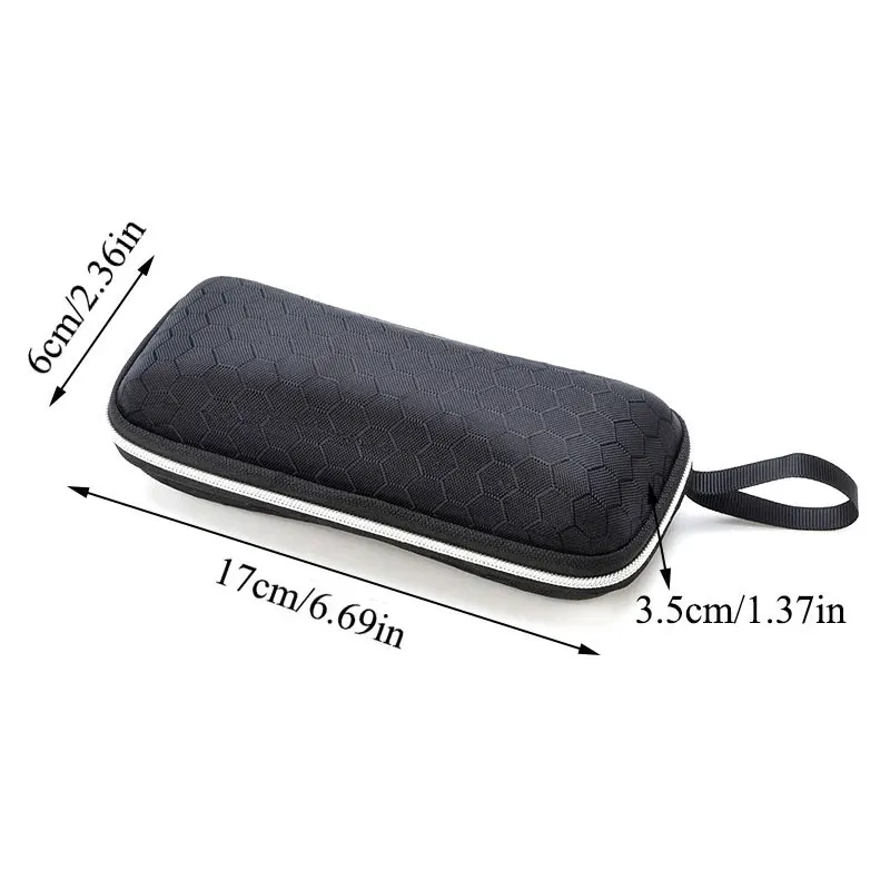 Сумка для хранения из стекла на молнии Модный чехол переноски очков переносная