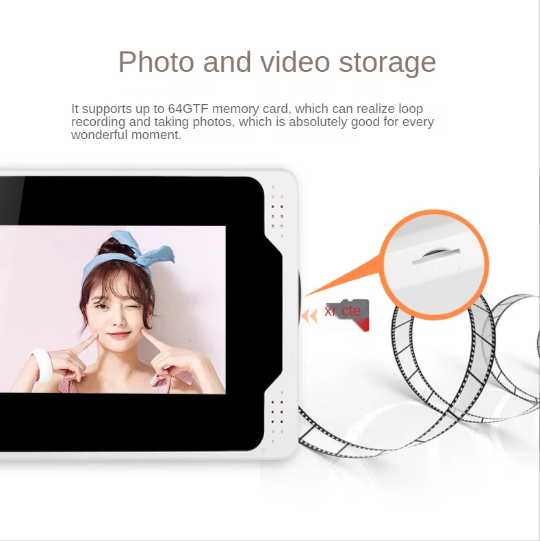 video door bell 7 inch wired video intercom system tuya smart wifi doorbell with 1080p camera free global shipping