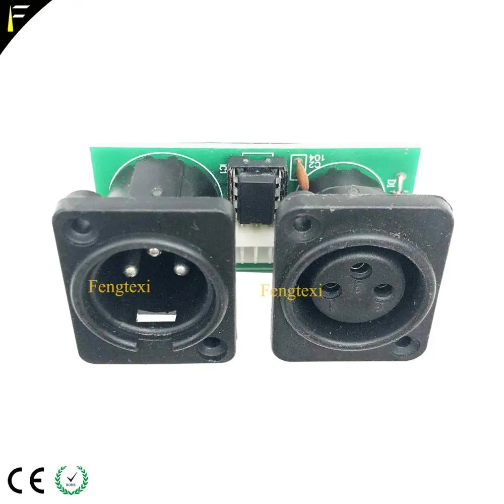 2шт 7R/5R 200/230 DMX512 сигнала подключения платы Часть Маленькая PCB 3-конт. XLR разъем DMX с чипом платы Ремонт Замена