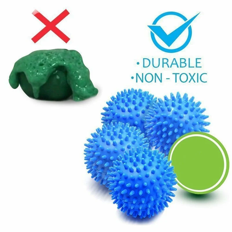 

2pcs/set!! Dry Laundry Cleaning Accessories Washing Ball PVC Dryer Balls Reusable Laundry Washing Drying Fabric Softener Ball