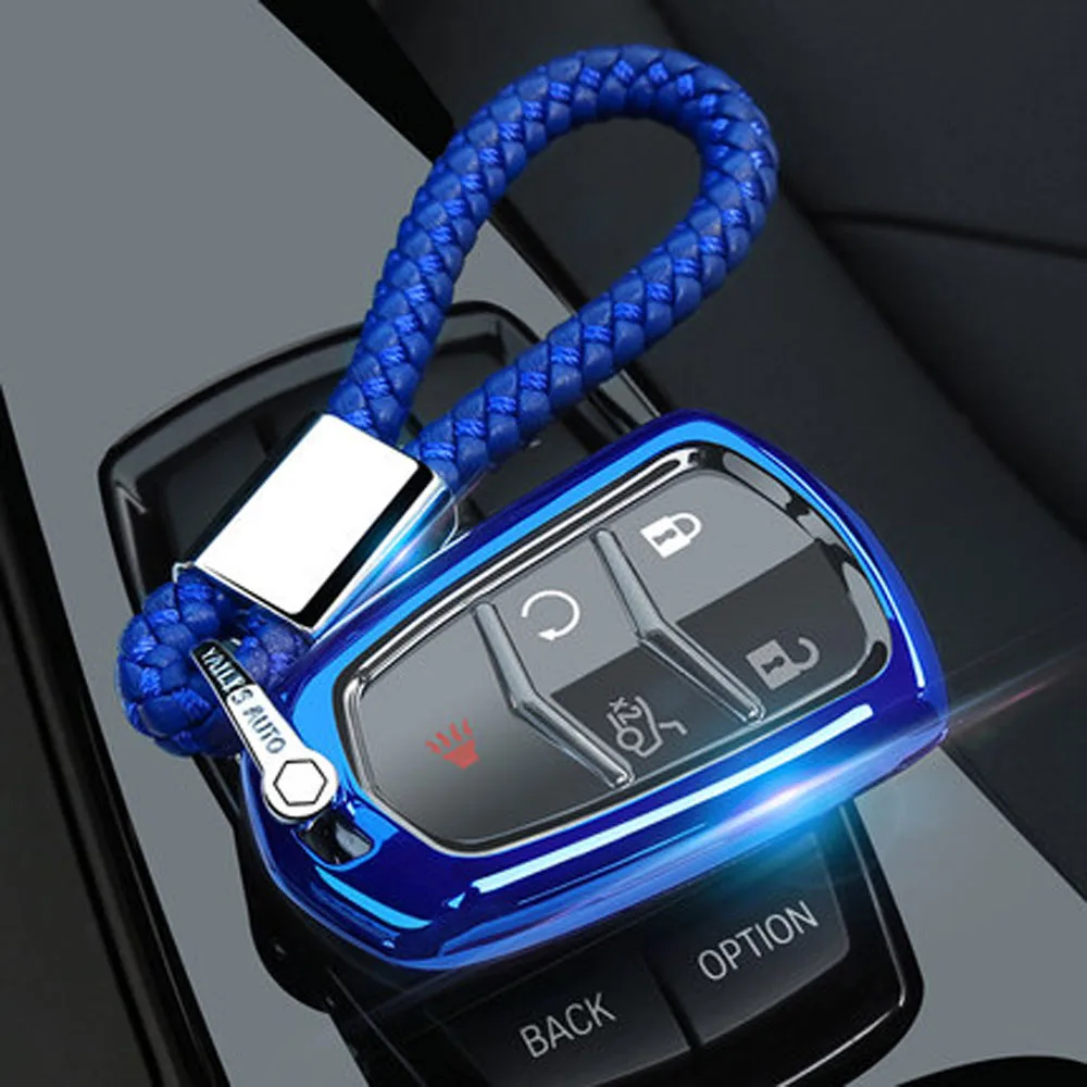 

Car TPU Key Case Holder Shell For Cadillac ESV Escalade CTS XTS SRX ATS 2015 2016 2017 2018 CT5 XT5 XT6 Accessories