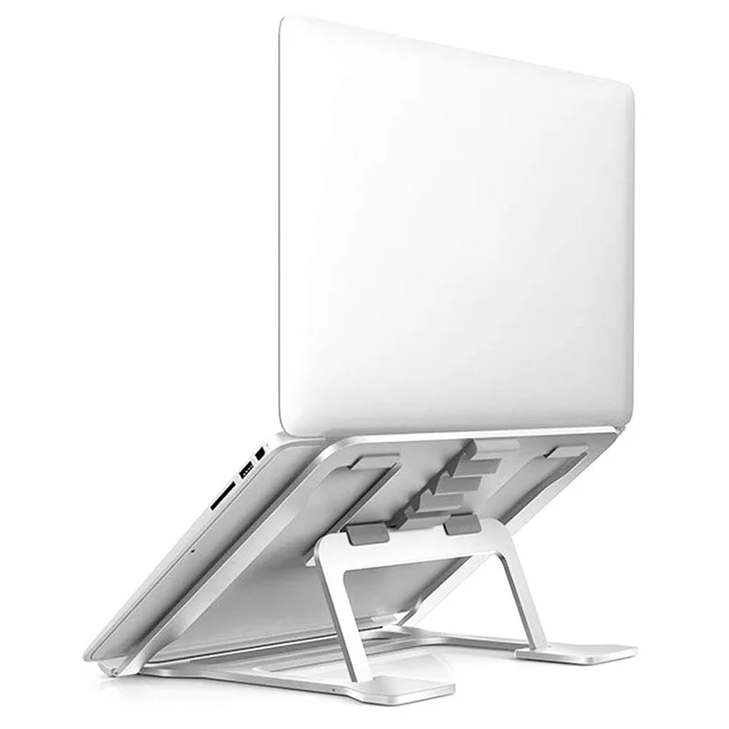 Регулируемая алюминиевая подставка для ноутбука совместима с ноутбуком Apple Mac