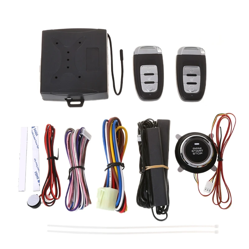 Y9RC Car Security Alarm Smart System Set With PKE Passive Keyless Entry Remote Lock | Автомобили и мотоциклы