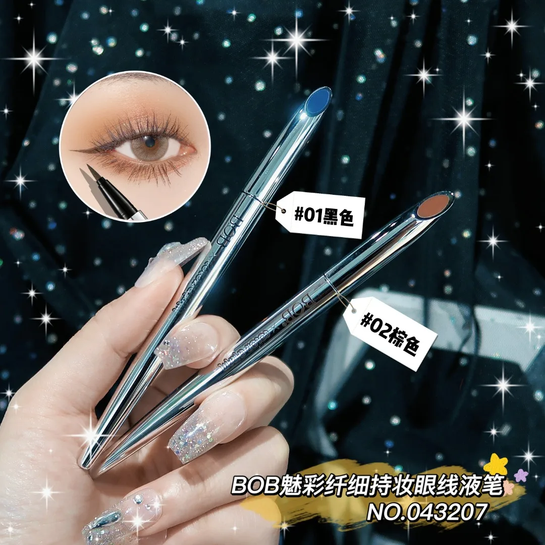 

New 2 Colors Matte Liquid Eyeliner Pen Long Lasting Waterproof Smooth Eye Liner Pencil Quick-dry Easy to Draw Makeup Beauty Tool