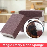 246pcs magic emery nano sponge rust cleaning brush cotton descaling clean rub pot kitchen accessories wholesale