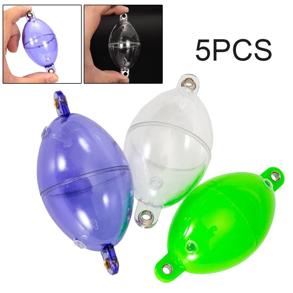 

5pcs Bubble Floats PVC Carp Fishing Coarse Surface Controller Fish Float Water Ball Tackle Sea River Lake Pond Fishing Accessory