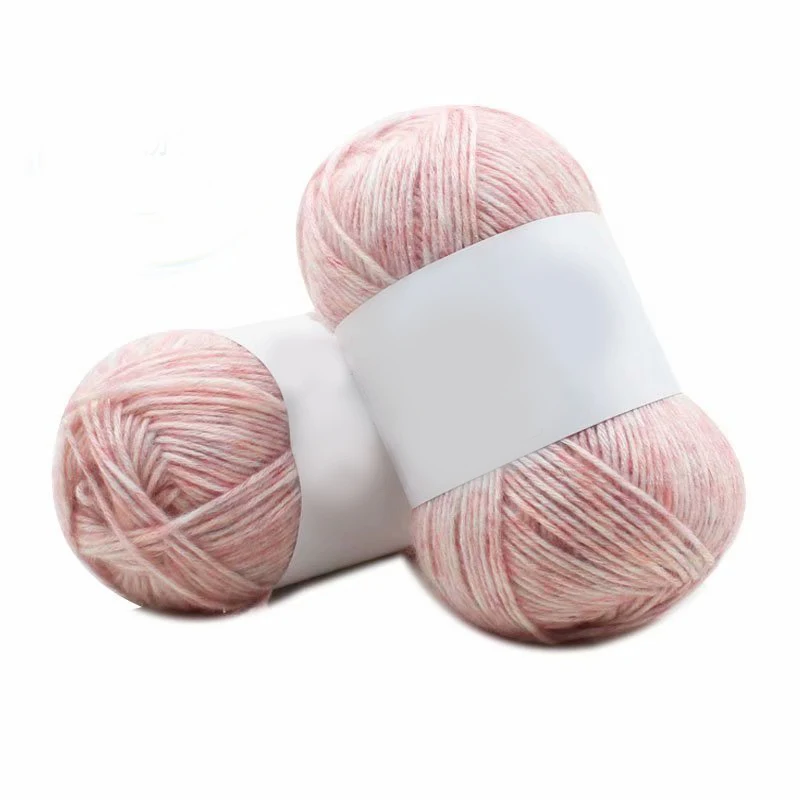 100 г/шар шелковая хлопчатобумажная пряжа для вязания крючком рукоделие Толстая