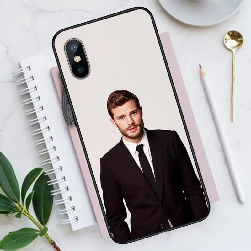 

Jamie Dornan Models actors Phone Case for iPhone 11 12 mini pro XS MAX 8 7 6 6S Plus X 5S SE 2020 XR Luxury brand shell funda