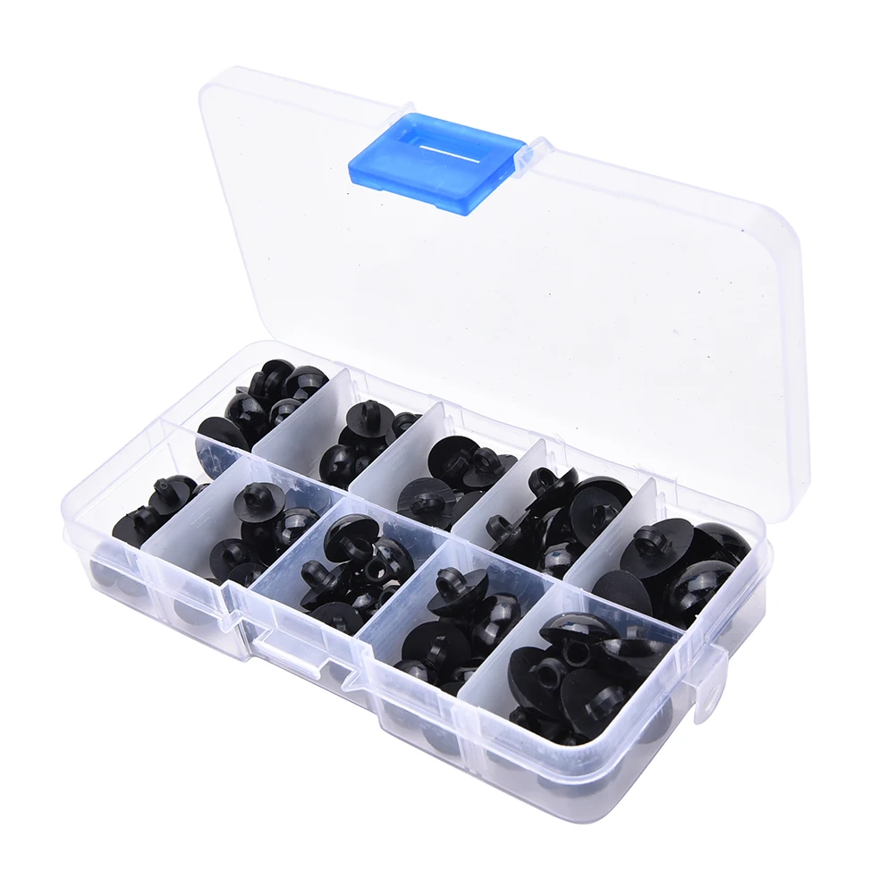 

100 шт 9-15 мм пластиковая кнопка безопасности для Мишки Тедди кукла кукольная игрушка