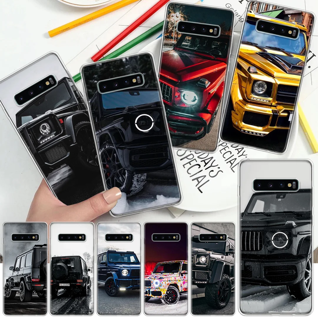 Black Sport Cars Male Men G63 Phone Case For Samsung Galaxy S21 S20 FE S22 S23 Ultra S10 Plus S9 + S8 S7 Edge S10E Lite Soft Cov