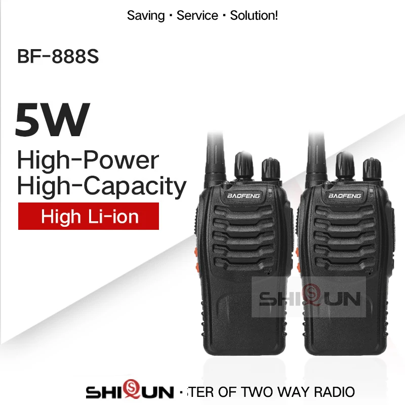 Baofeng BF-888S UHF 400-470MHz baofeng 888s дешевый двухсторонний радио Baofeng bf888s удобный портативный bf 888s baofeng 888 радио BF-C1 - Цвет: 2PCS