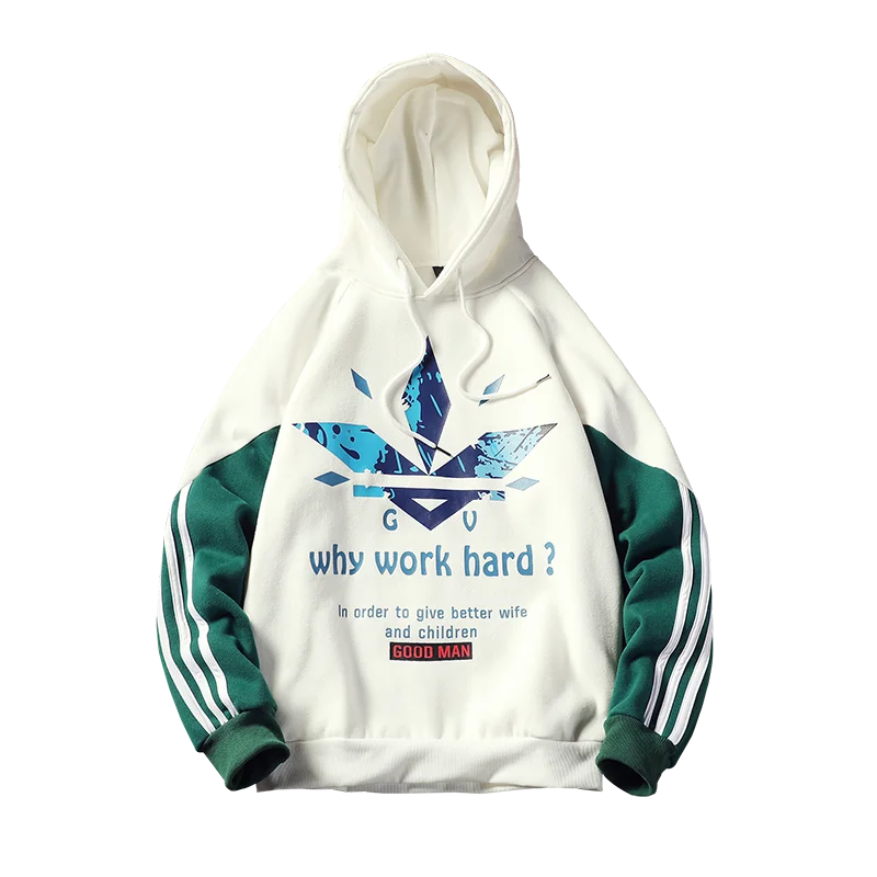 

ALSYIQI Mens Pullover Ecosmart Fleece Hooded Sweatshirt