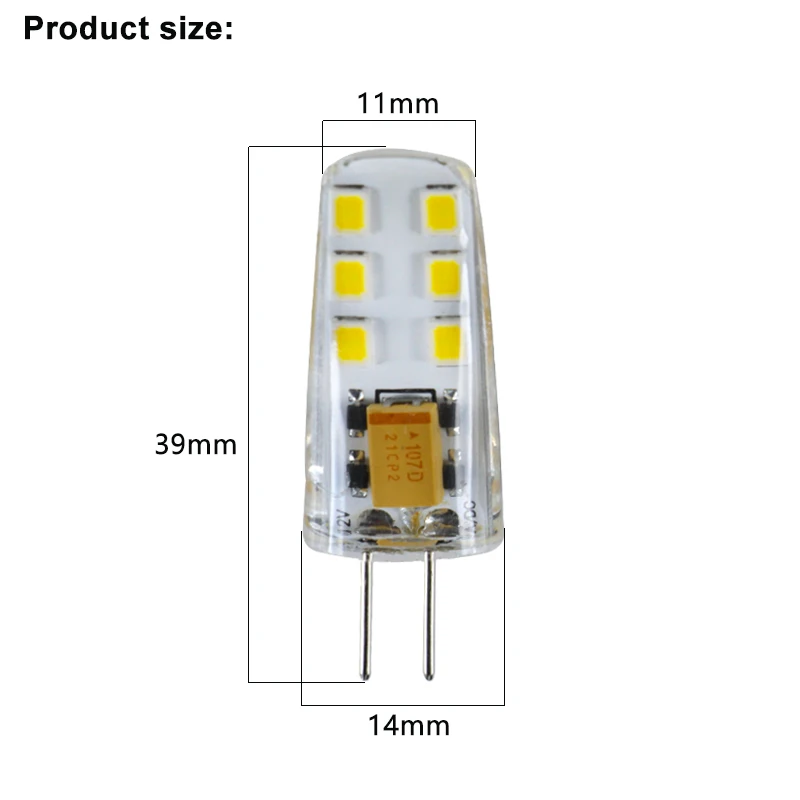 4X G4 led 12 v Прожектор супер 2,5 W силиконовая кукурузная лампа Ac Dc 12 v Вольт smd 2835 12 Светодиодная люстра Замена галогеновым лампам освещения