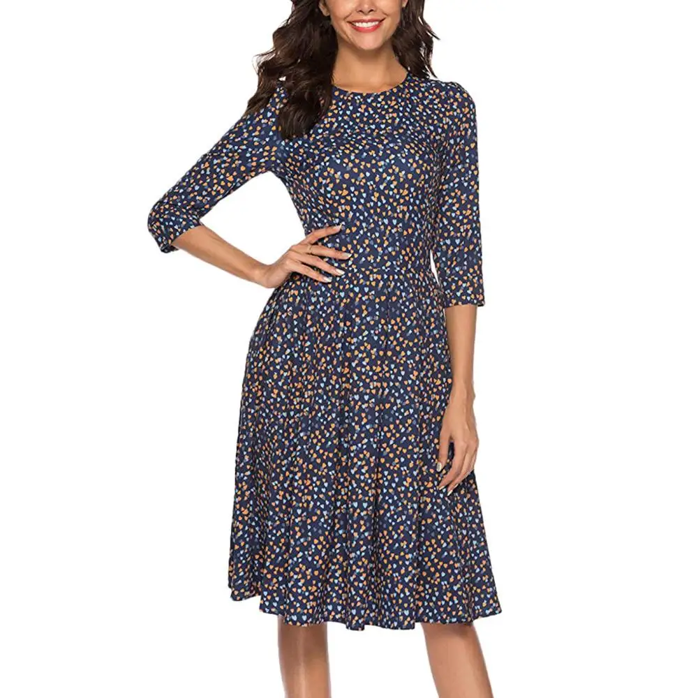 Женское повседневное сексуальное платье 2019 весна лето популярное в горошек с