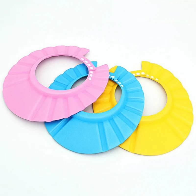 1 шт. детская шапка для мытья волос желтого/розового/синего цвета|Шапочки душа| |