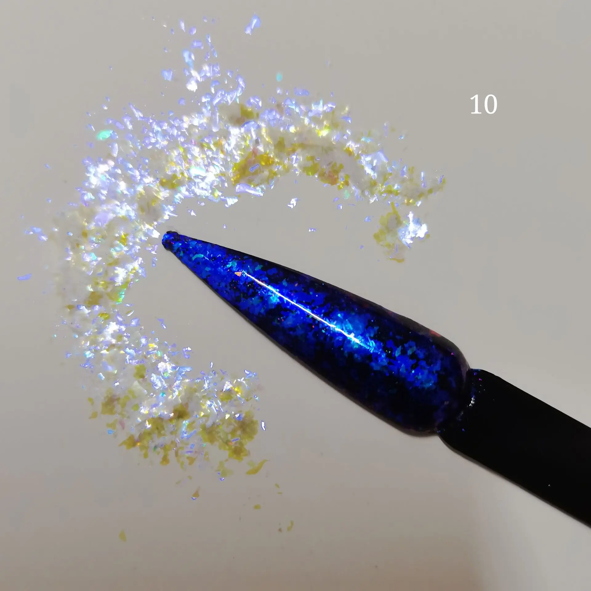 1 г/лот прозрачные хромированные хлопья Хамелеон для дизайна ногтей-Aurora Color Shift